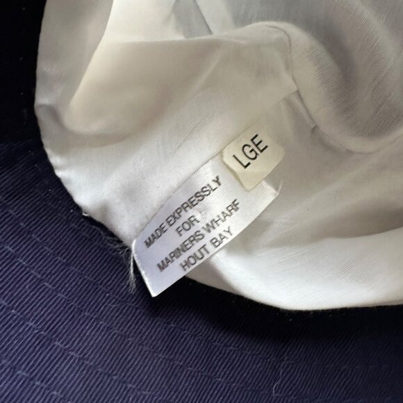 Vintage Mariner's Wharf Hout Bay South Africa Nautical Bucket Hat - Picture 6 of 6